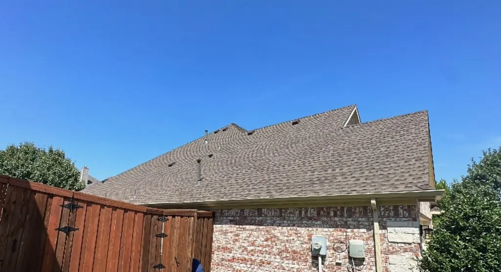 Completed roof replacement project in Quincy